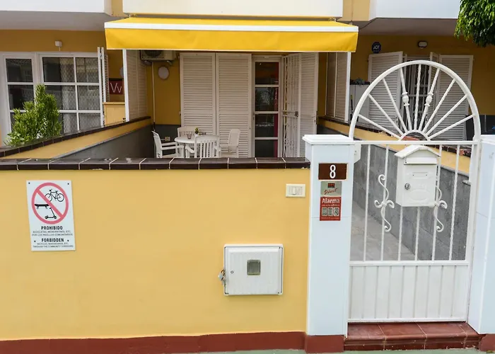 公寓 Tenerife Sur Cristianos,parking,air,wifi *